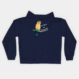 bird of luck and elegance Kids Hoodie